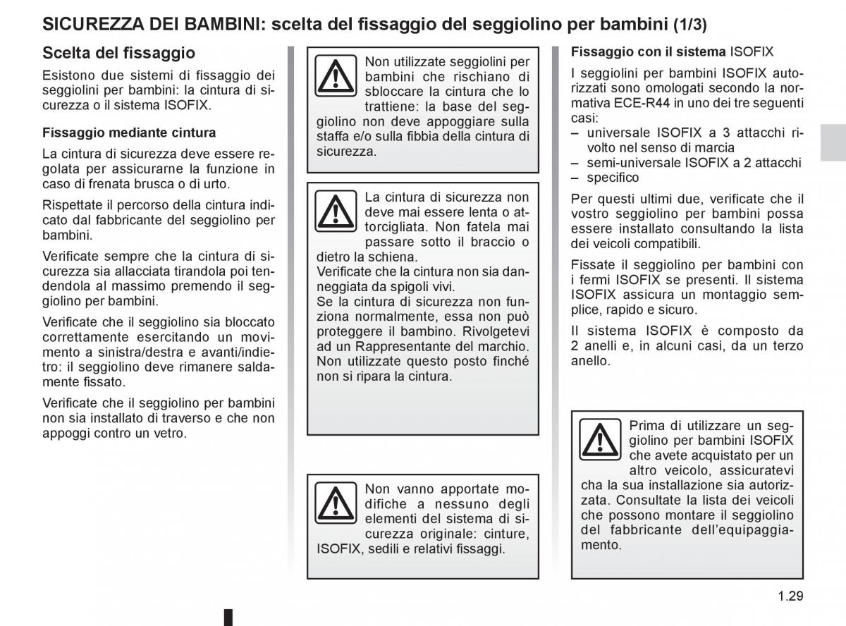 Renault Twingo II 2 manuale del proprietario / page 35