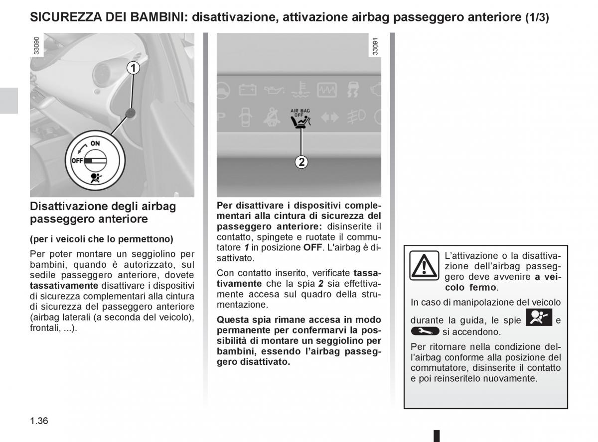 Renault Twingo II 2 manuale del proprietario / page 42