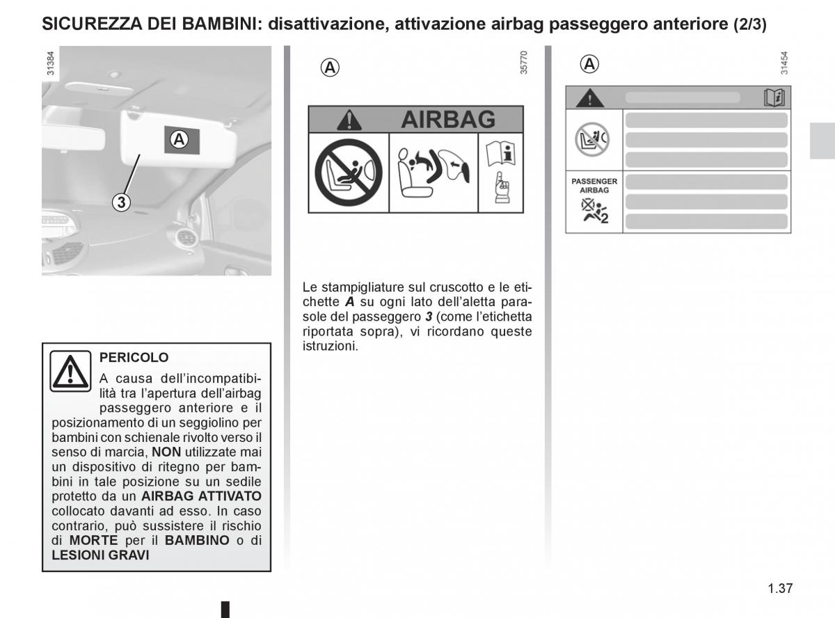 Renault Twingo II 2 manuale del proprietario / page 43