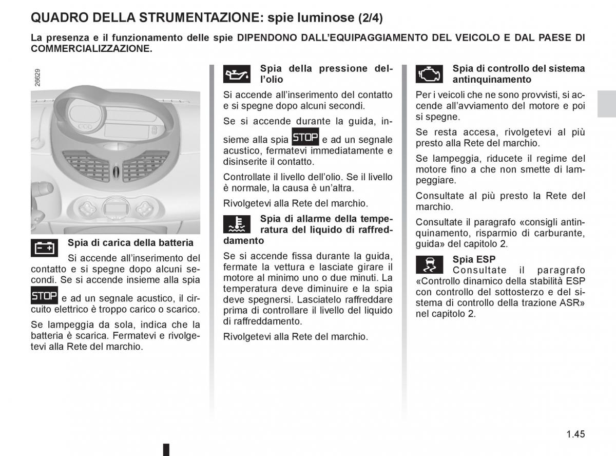 Renault Twingo II 2 manuale del proprietario / page 51