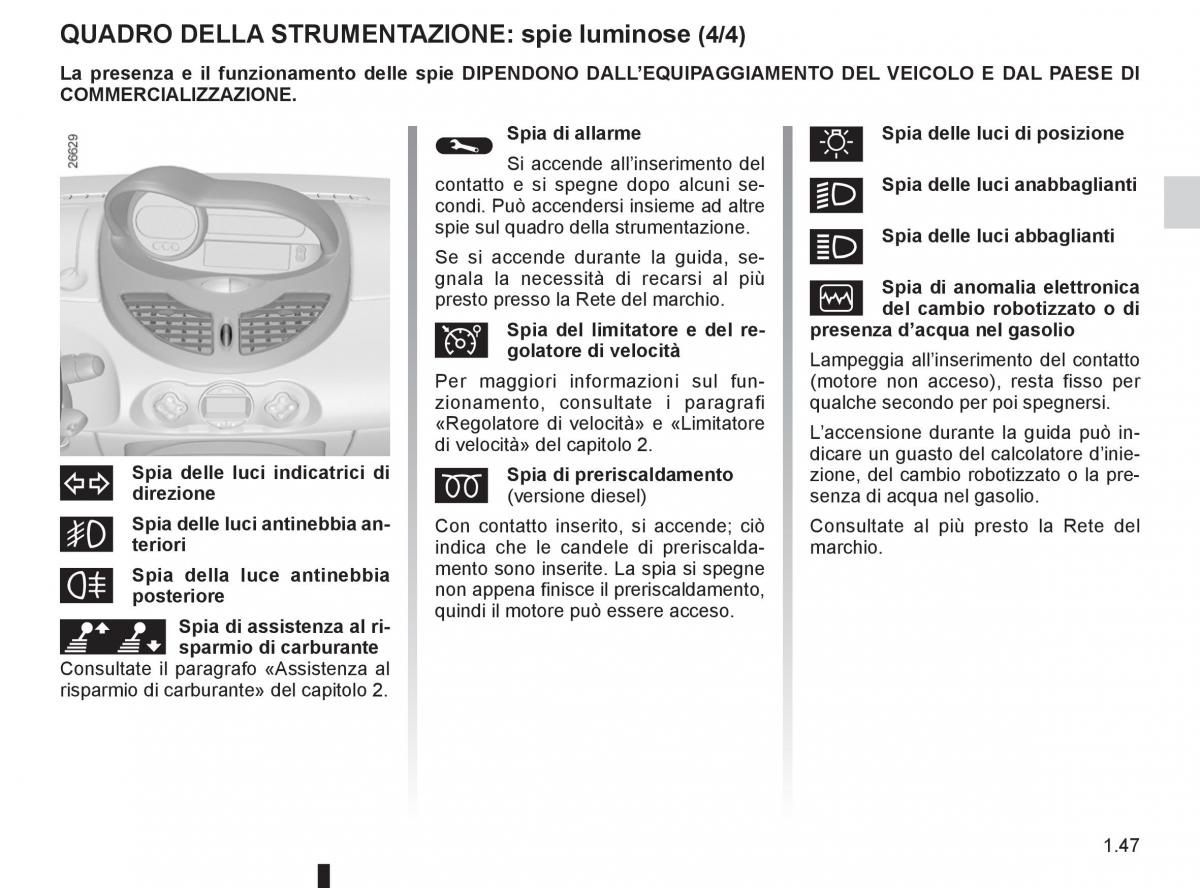 Renault Twingo II 2 manuale del proprietario / page 53