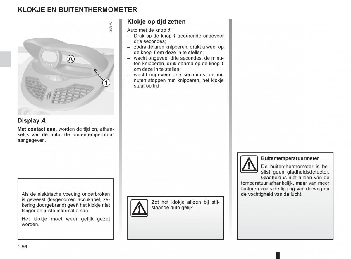 Renault Twingo II 2 handleiding / page 62