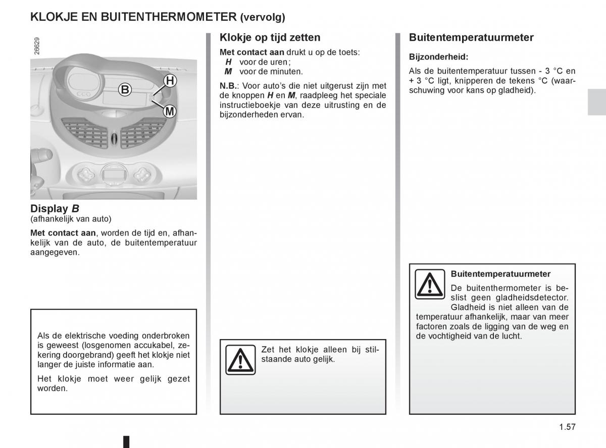 Renault Twingo II 2 handleiding / page 63