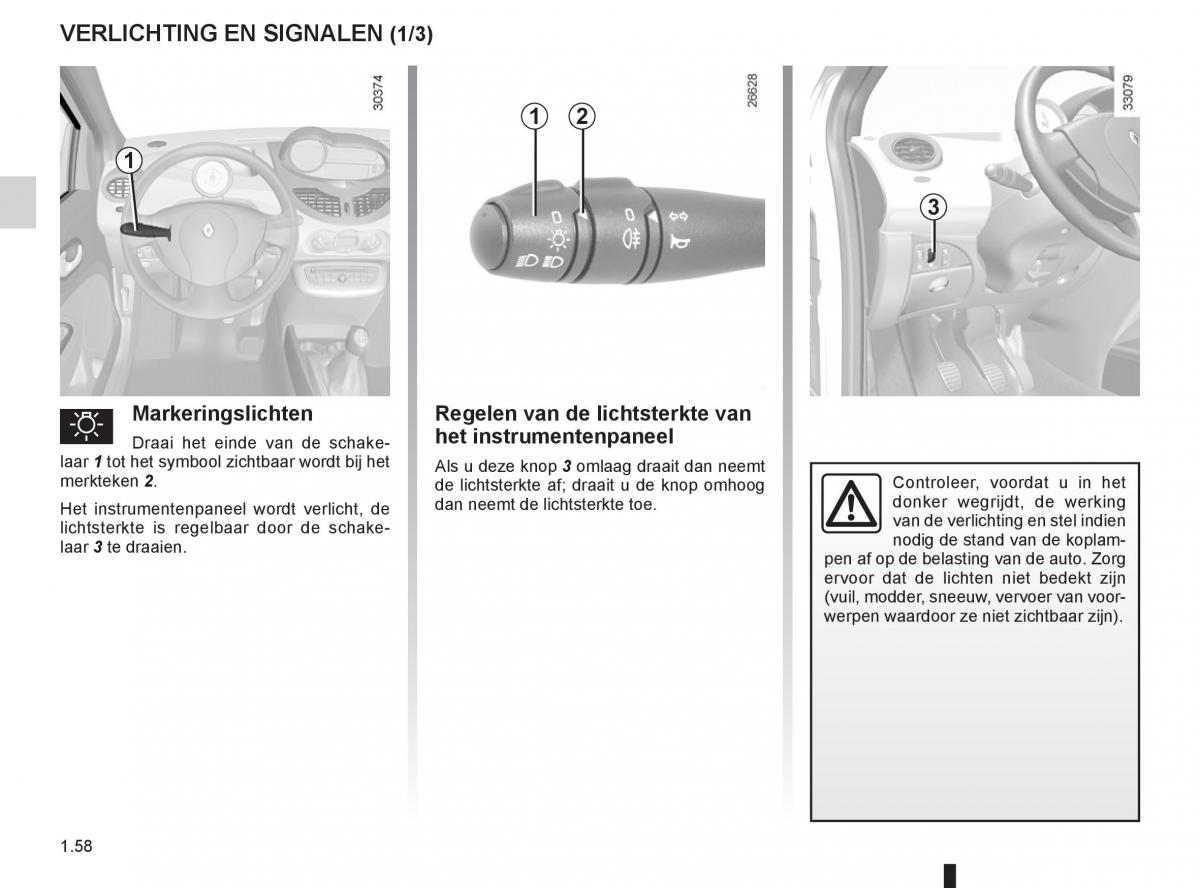 Renault Twingo II 2 handleiding / page 64