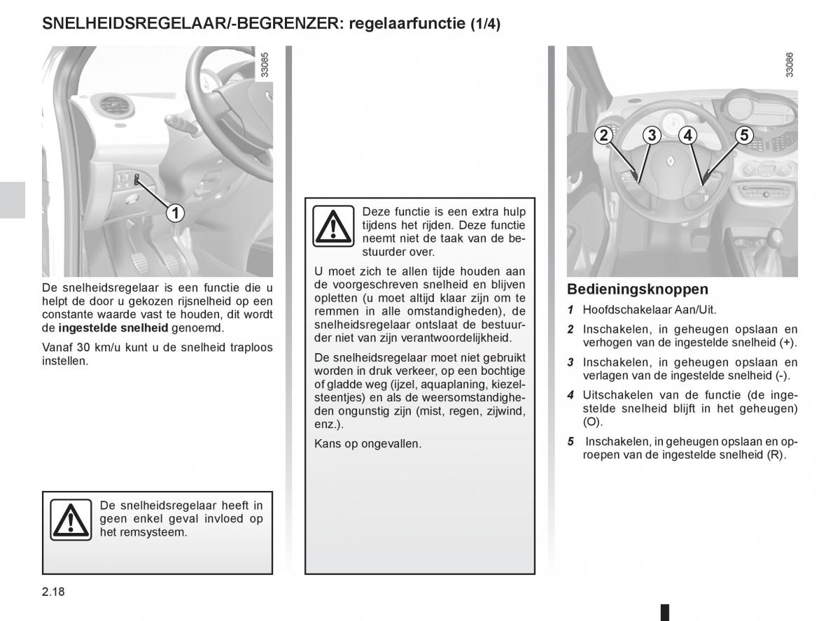 Renault Twingo II 2 handleiding / page 90