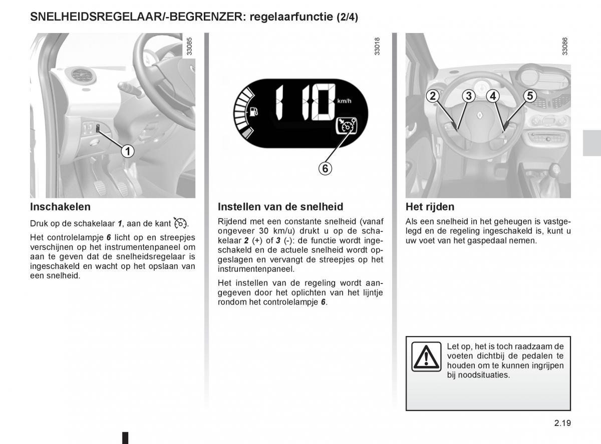 Renault Twingo II 2 handleiding / page 91