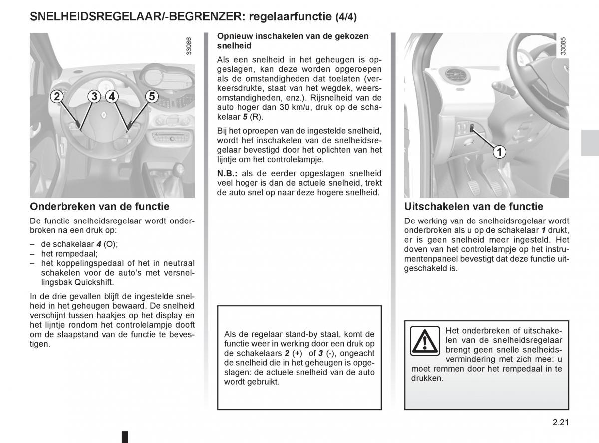 Renault Twingo II 2 handleiding / page 93