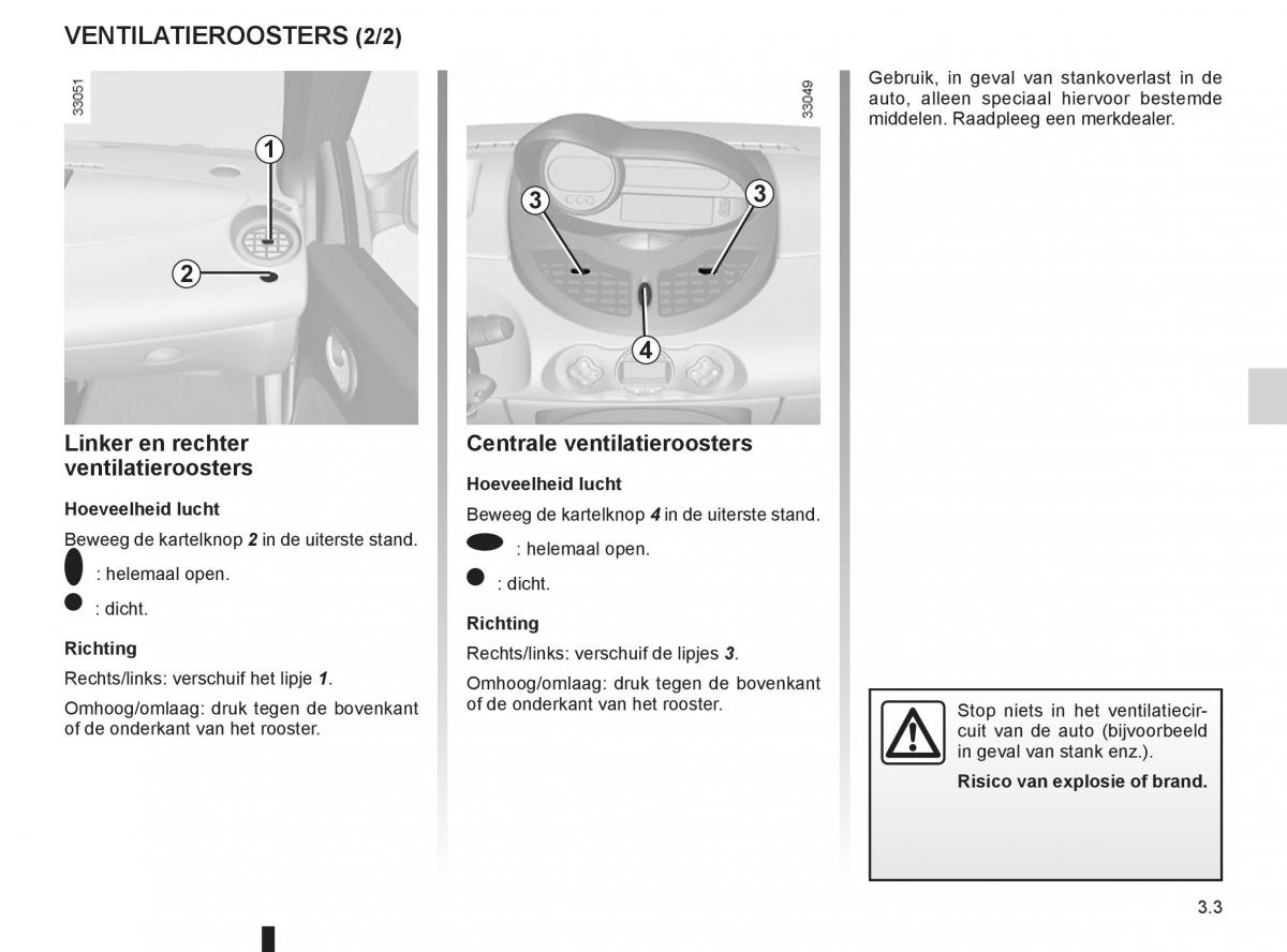 Renault Twingo II 2 handleiding / page 101