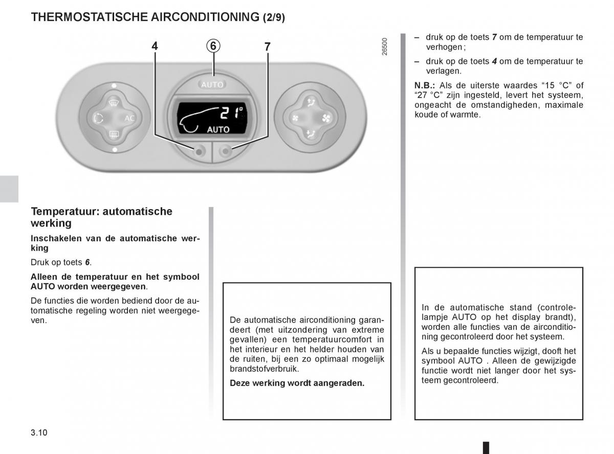 Renault Twingo II 2 handleiding / page 108