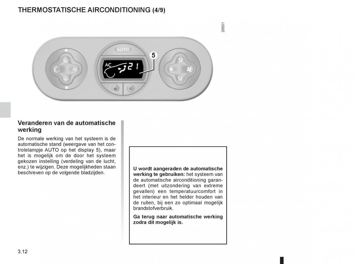 Renault Twingo II 2 handleiding / page 110