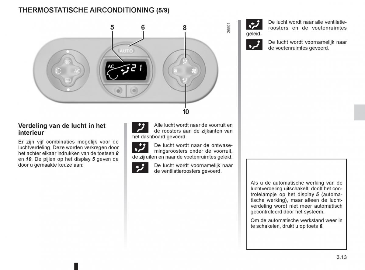 Renault Twingo II 2 handleiding / page 111