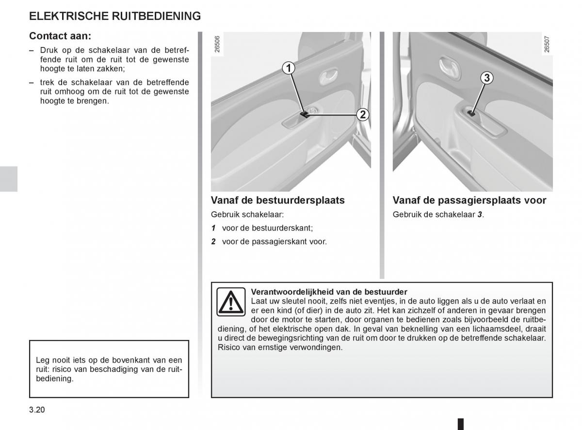 Renault Twingo II 2 handleiding / page 118