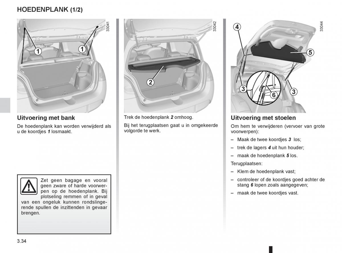 Renault Twingo II 2 handleiding / page 132