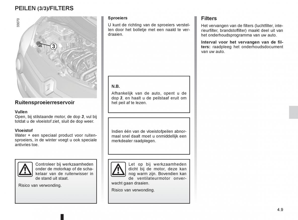 Renault Twingo II 2 handleiding / page 147