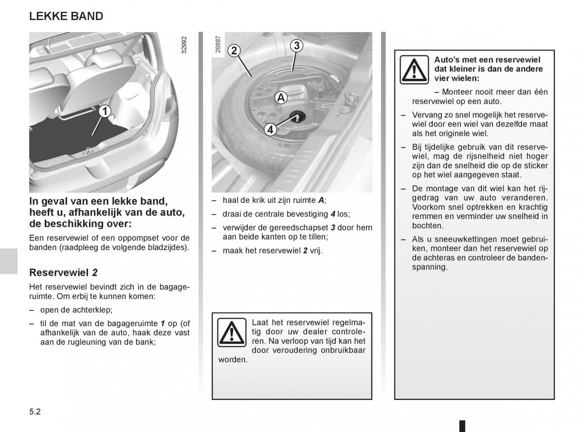 Renault Twingo II 2 handleiding / page 156