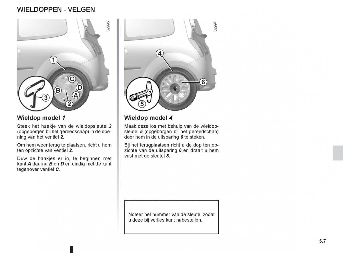 Renault Twingo II 2 handleiding / page 161