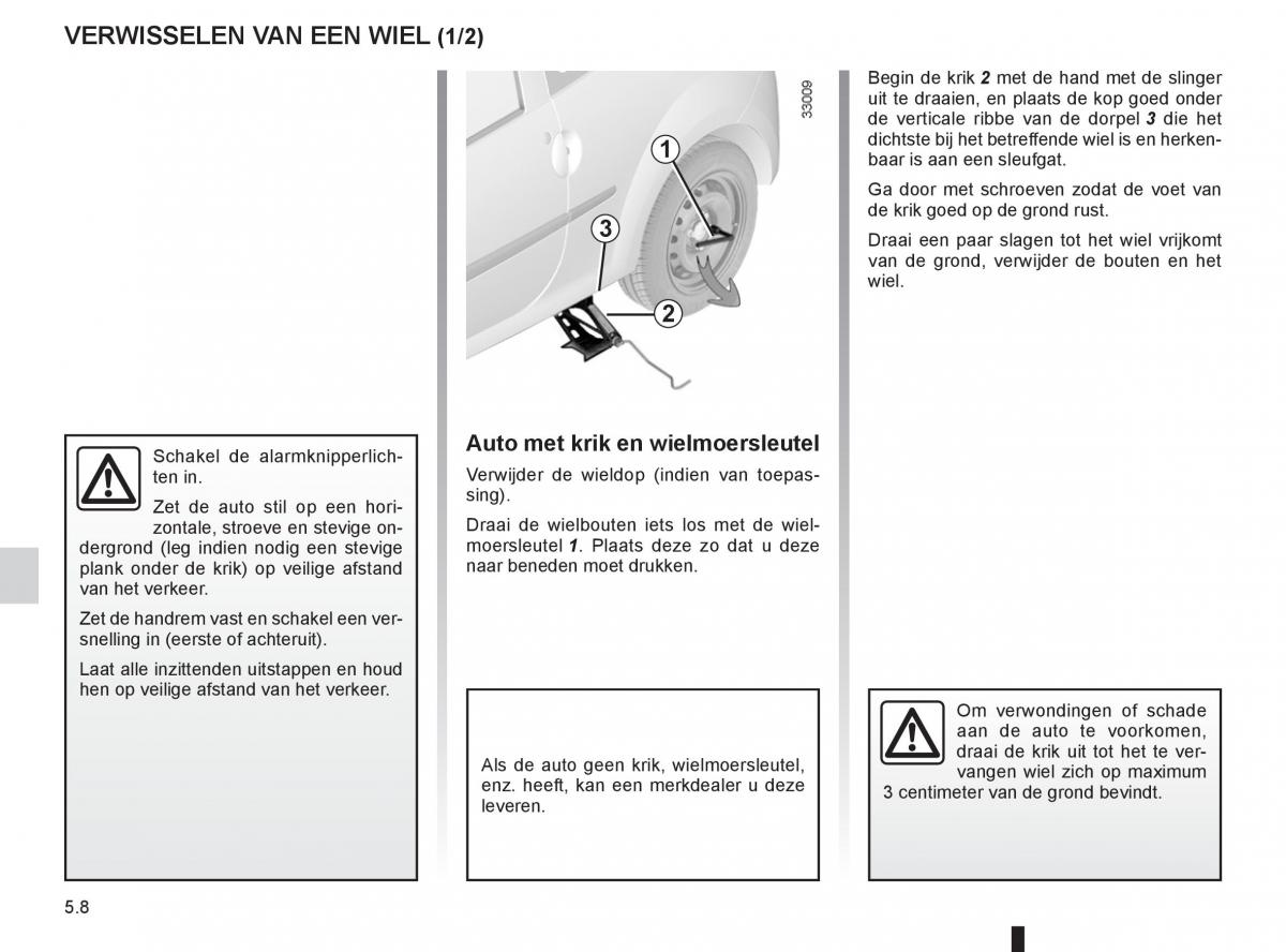 Renault Twingo II 2 handleiding / page 162