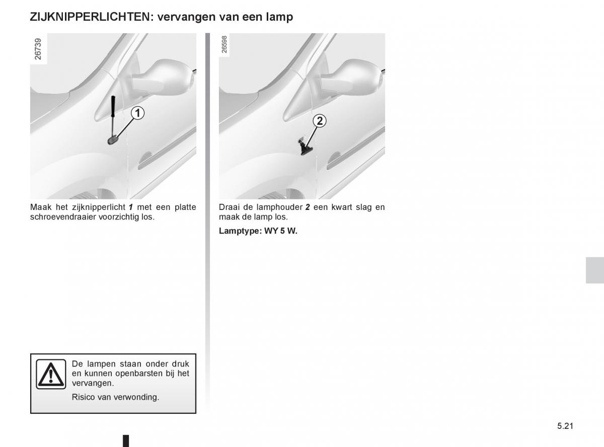 Renault Twingo II 2 handleiding / page 175