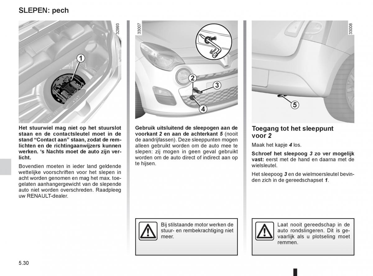 Renault Twingo II 2 handleiding / page 184