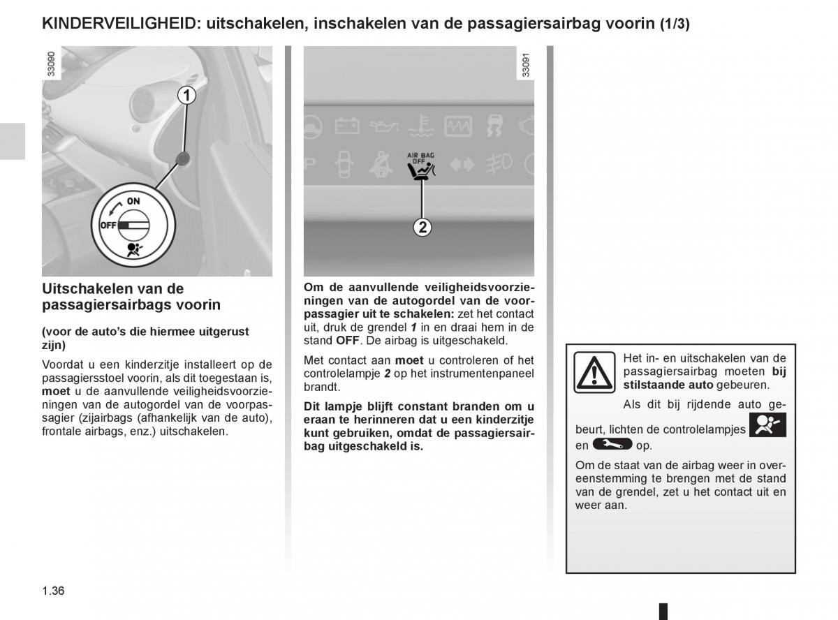 Renault Twingo II 2 handleiding / page 42