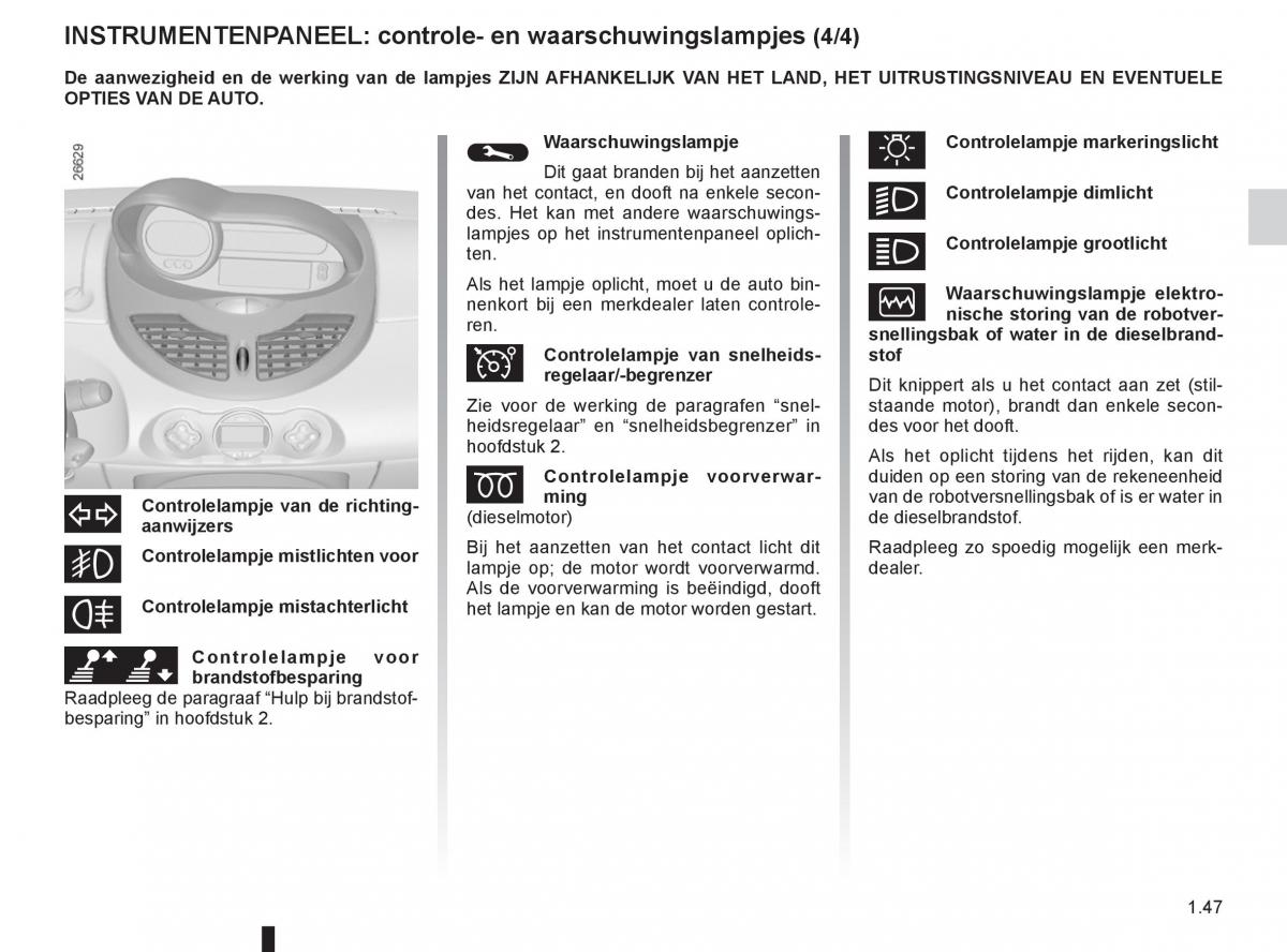 Renault Twingo II 2 handleiding / page 53