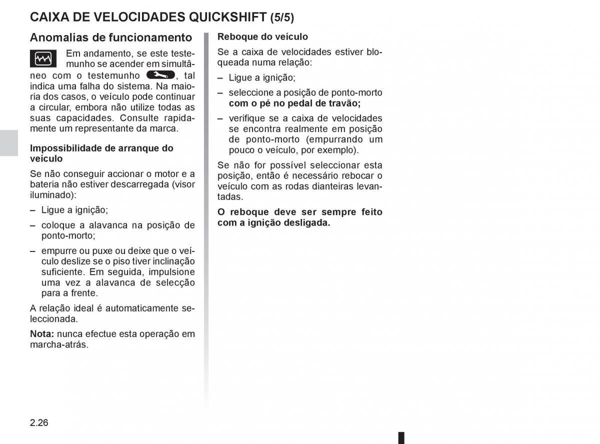 Renault Twingo II 2 manual del propietario / page 98