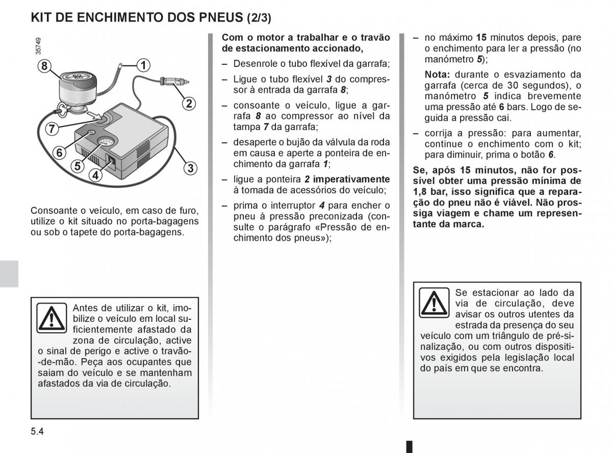 Renault Twingo II 2 manual del propietario / page 158