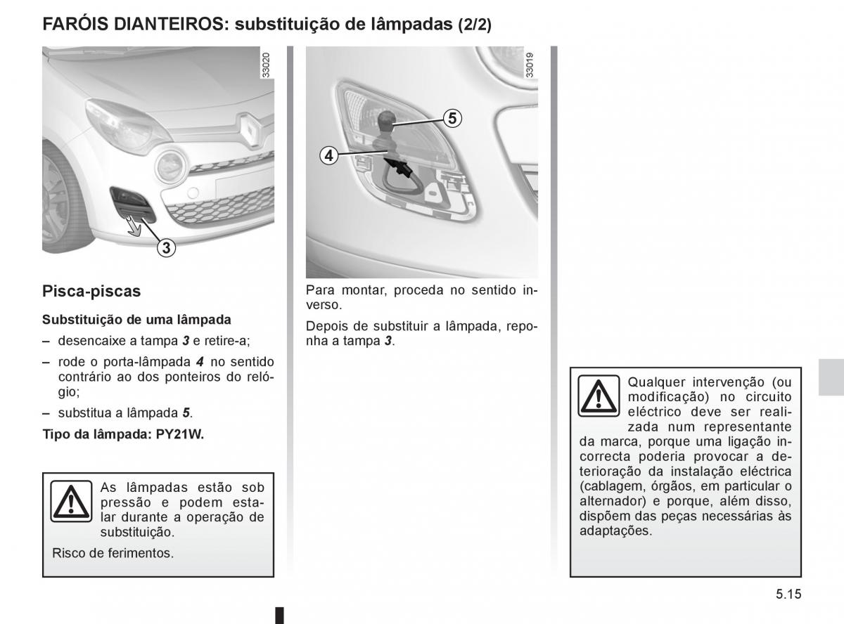 Renault Twingo II 2 manual del propietario / page 169