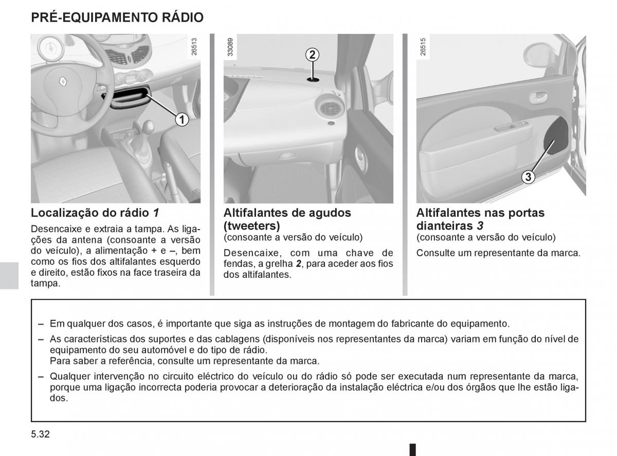 Renault Twingo II 2 manual del propietario / page 186