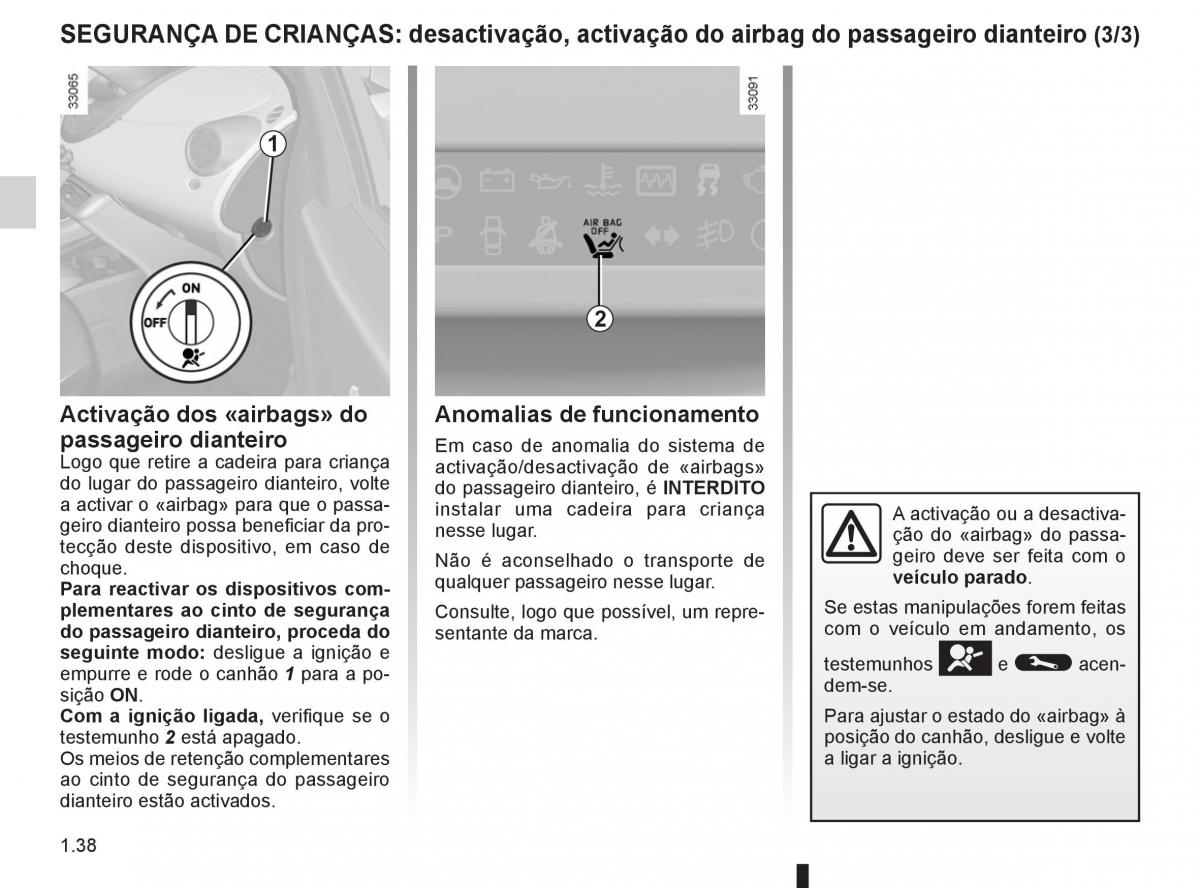 Renault Twingo II 2 manual del propietario / page 44