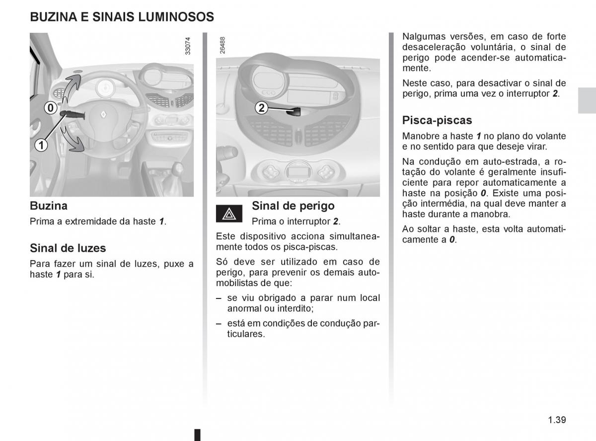 Renault Twingo II 2 manual del propietario / page 45