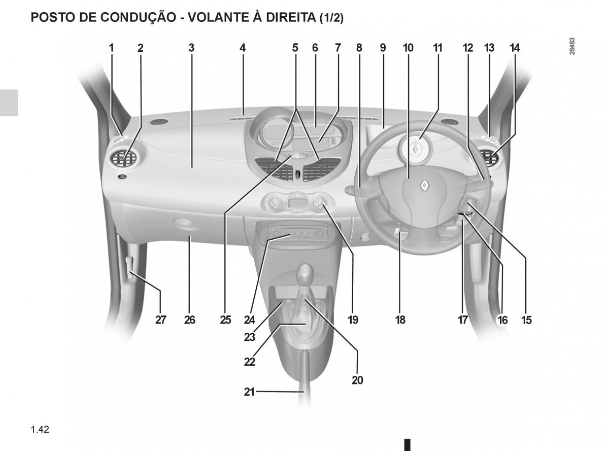 Renault Twingo II 2 manual del propietario / page 48