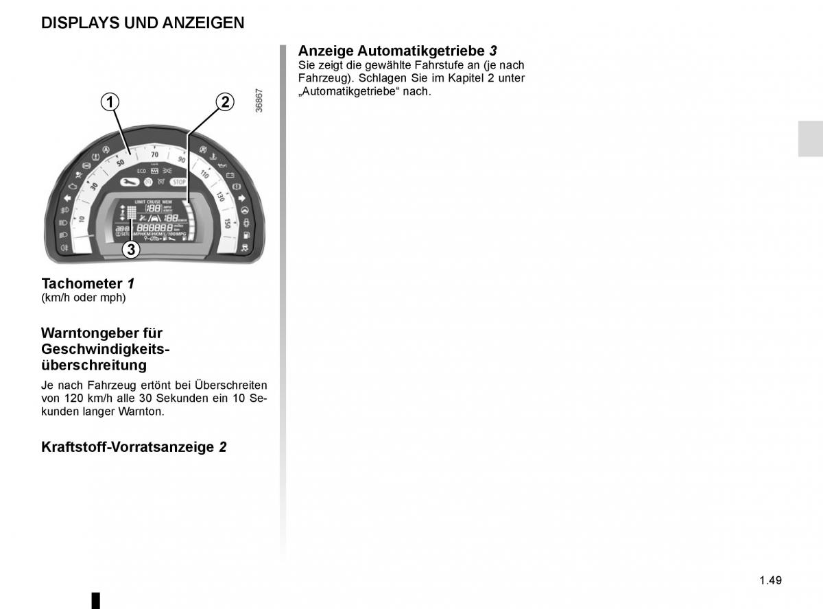 Renault Twingo III 3 Handbuch / page 55