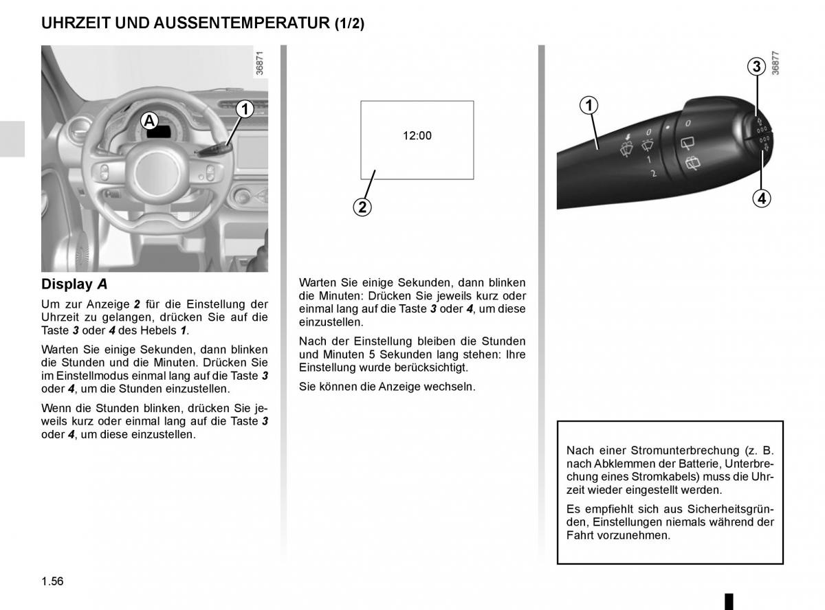 Renault Twingo III 3 Handbuch / page 62