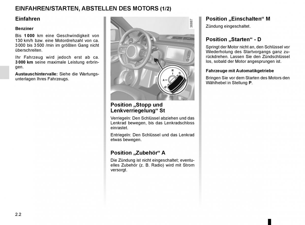 Renault Twingo III 3 Handbuch / page 76