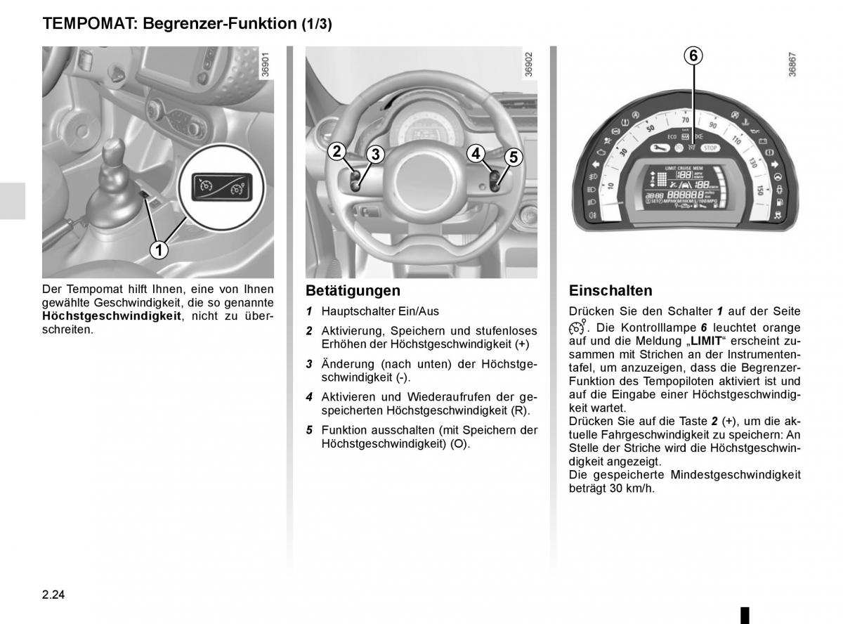 Renault Twingo III 3 Handbuch / page 98