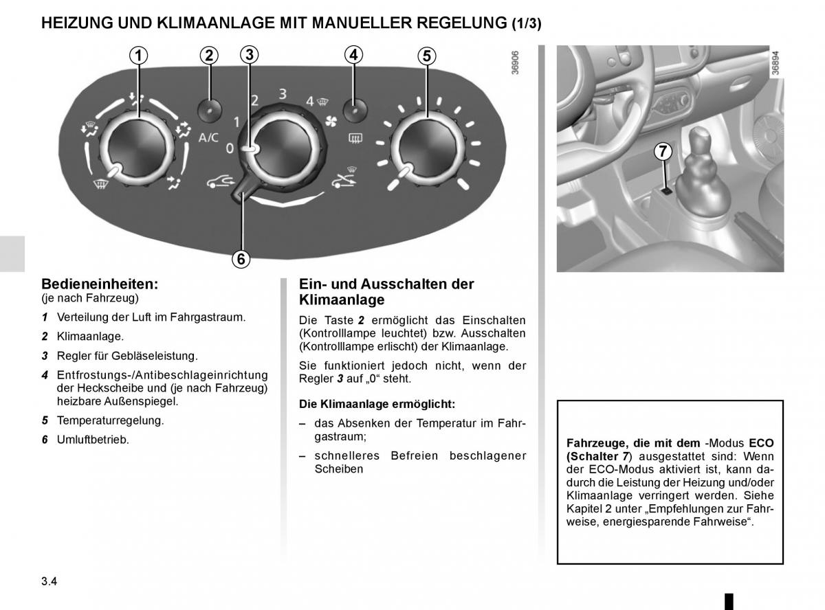 Renault Twingo III 3 Handbuch / page 116