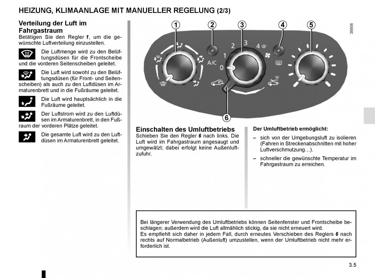 Renault Twingo III 3 Handbuch / page 117