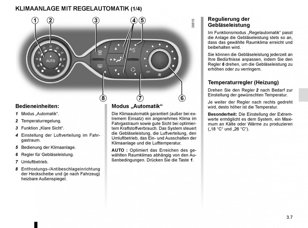 Renault Twingo III 3 Handbuch / page 119