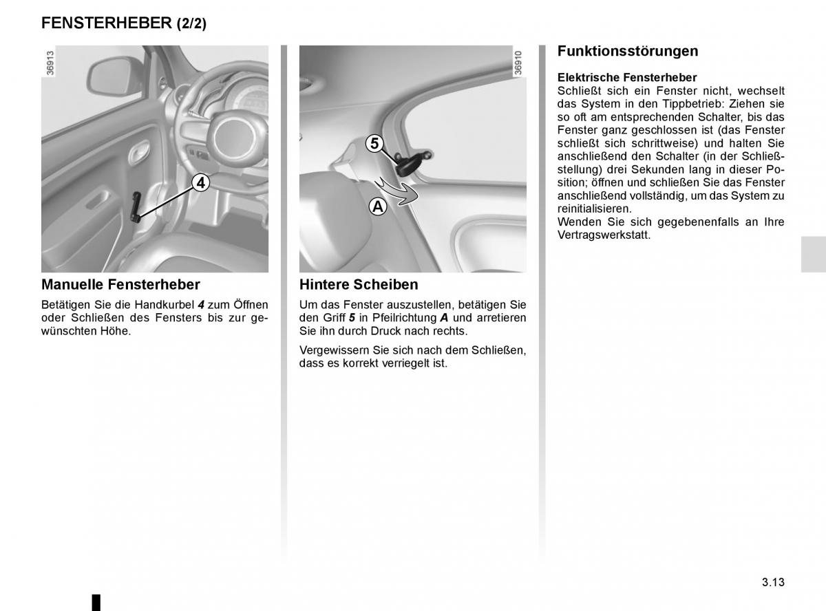 Renault Twingo III 3 Handbuch / page 125