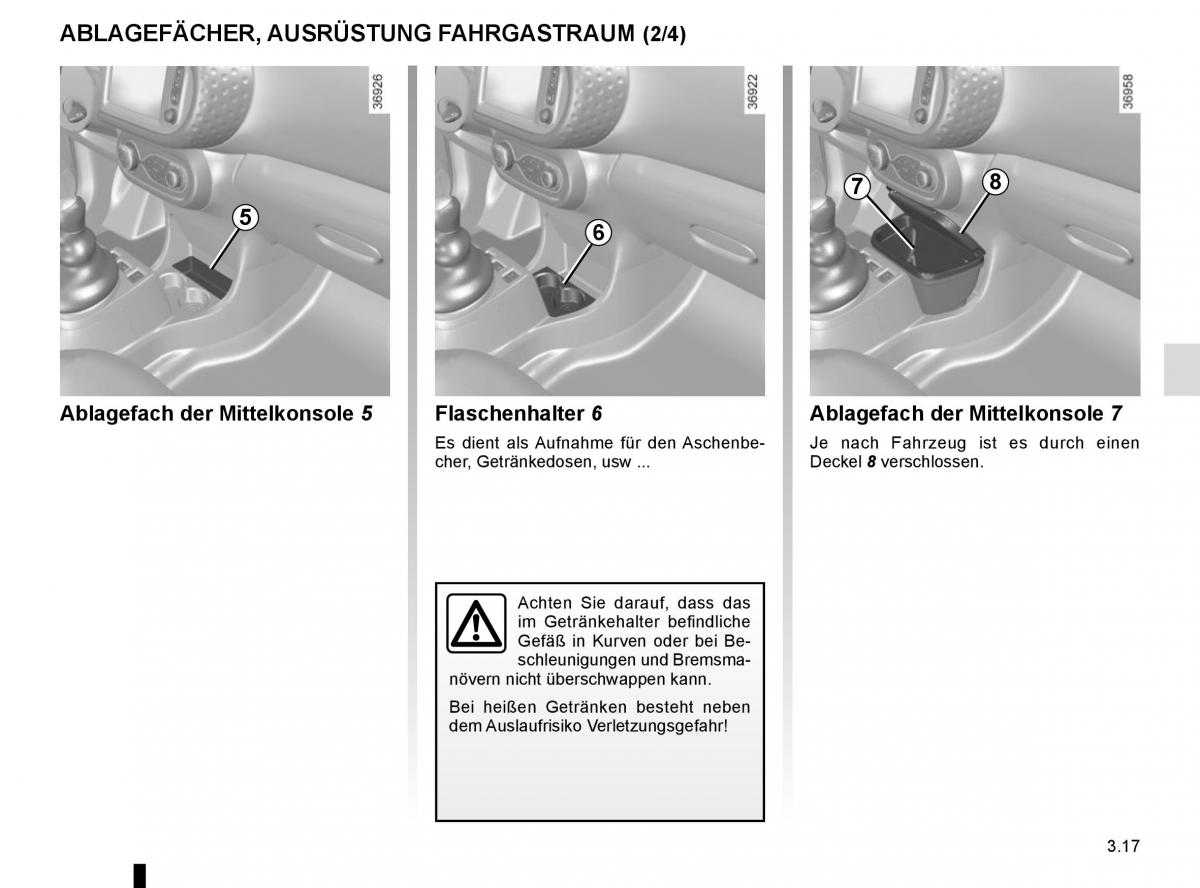 Renault Twingo III 3 Handbuch / page 129