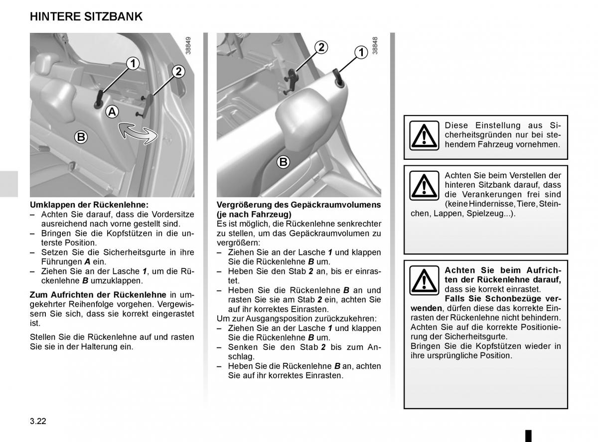 Renault Twingo III 3 Handbuch / page 134