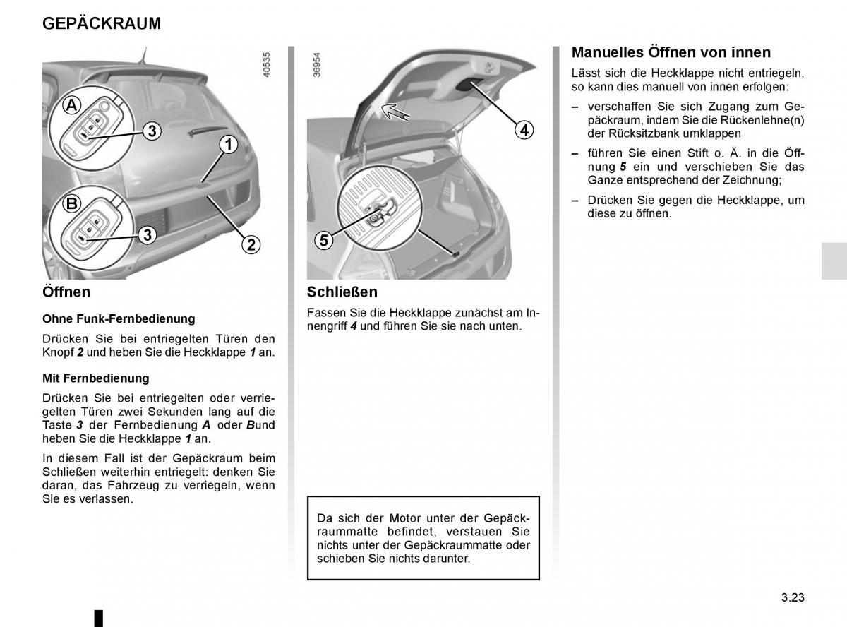 Renault Twingo III 3 Handbuch / page 135