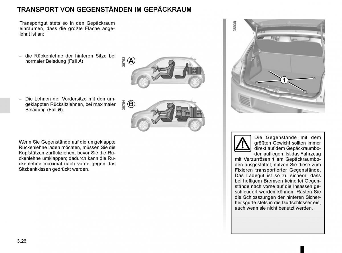 Renault Twingo III 3 Handbuch / page 138