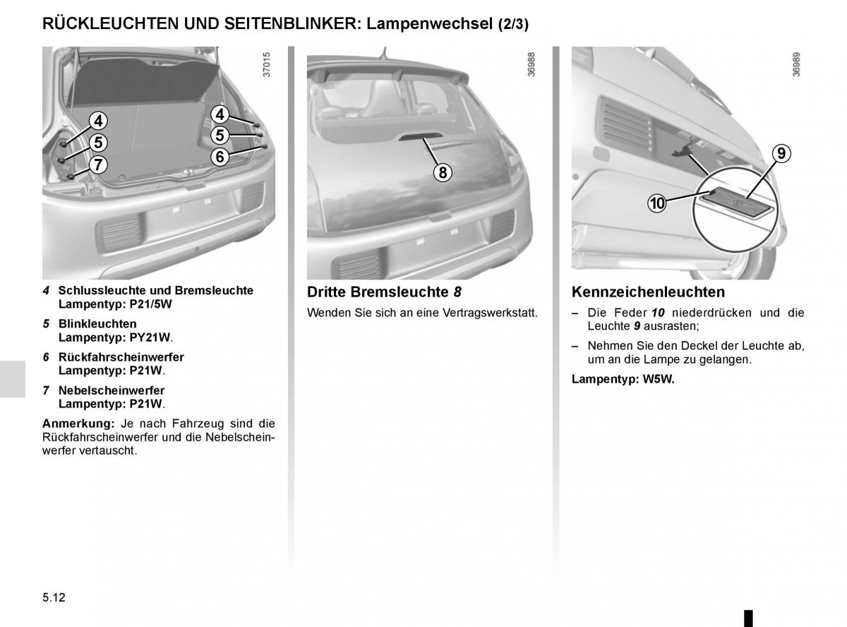 Renault Twingo III 3 Handbuch / page 170