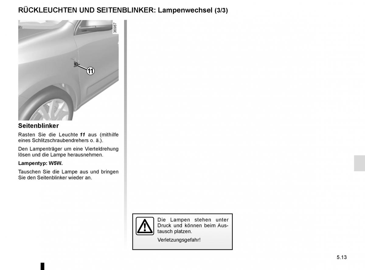 Renault Twingo III 3 Handbuch / page 171