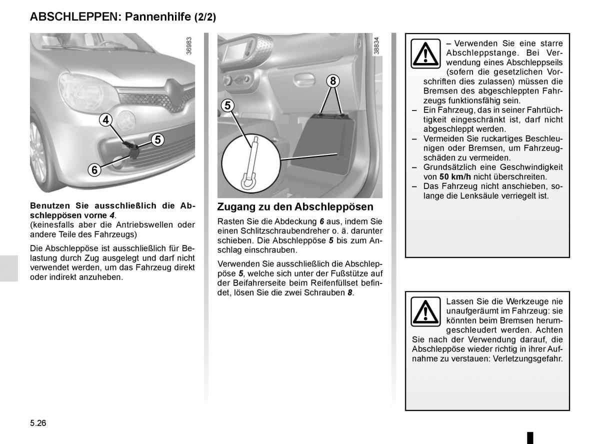 Renault Twingo III 3 Handbuch / page 184