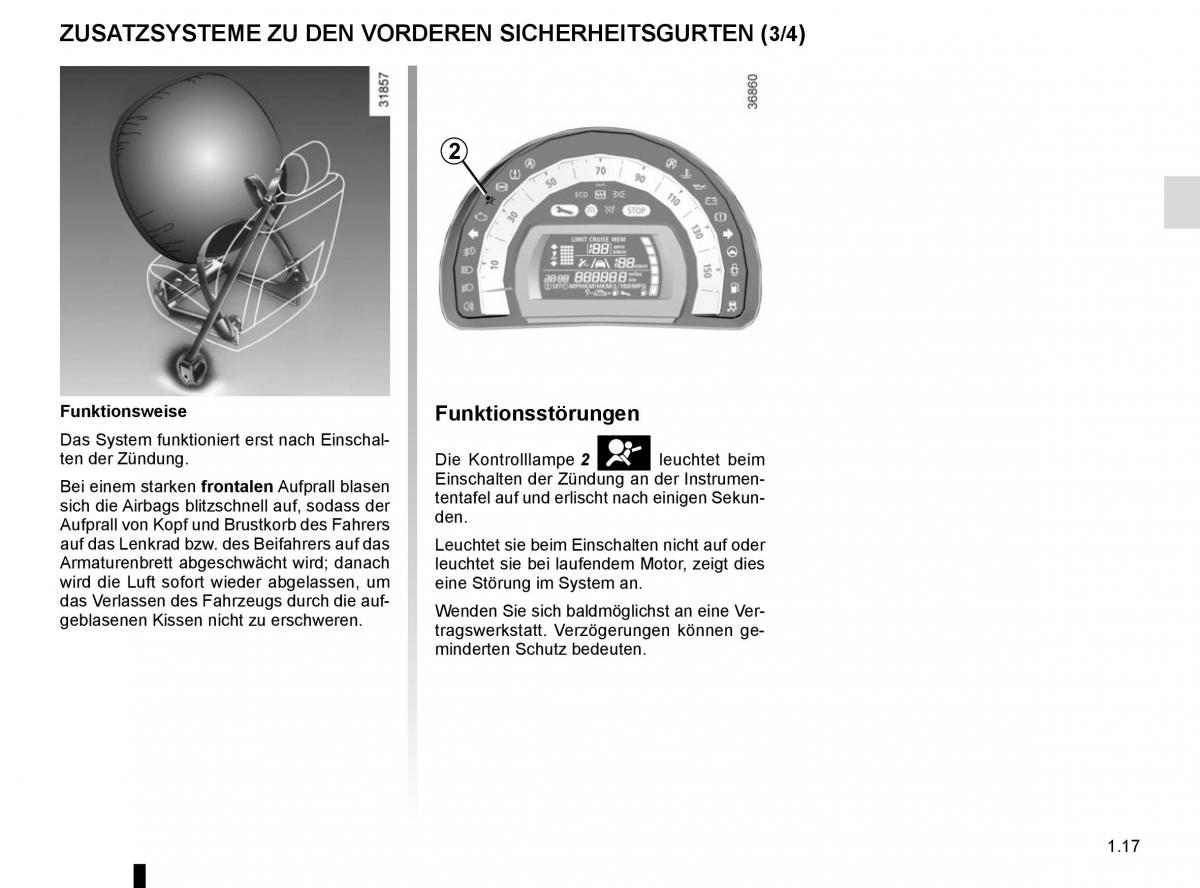 Renault Twingo III 3 Handbuch / page 23