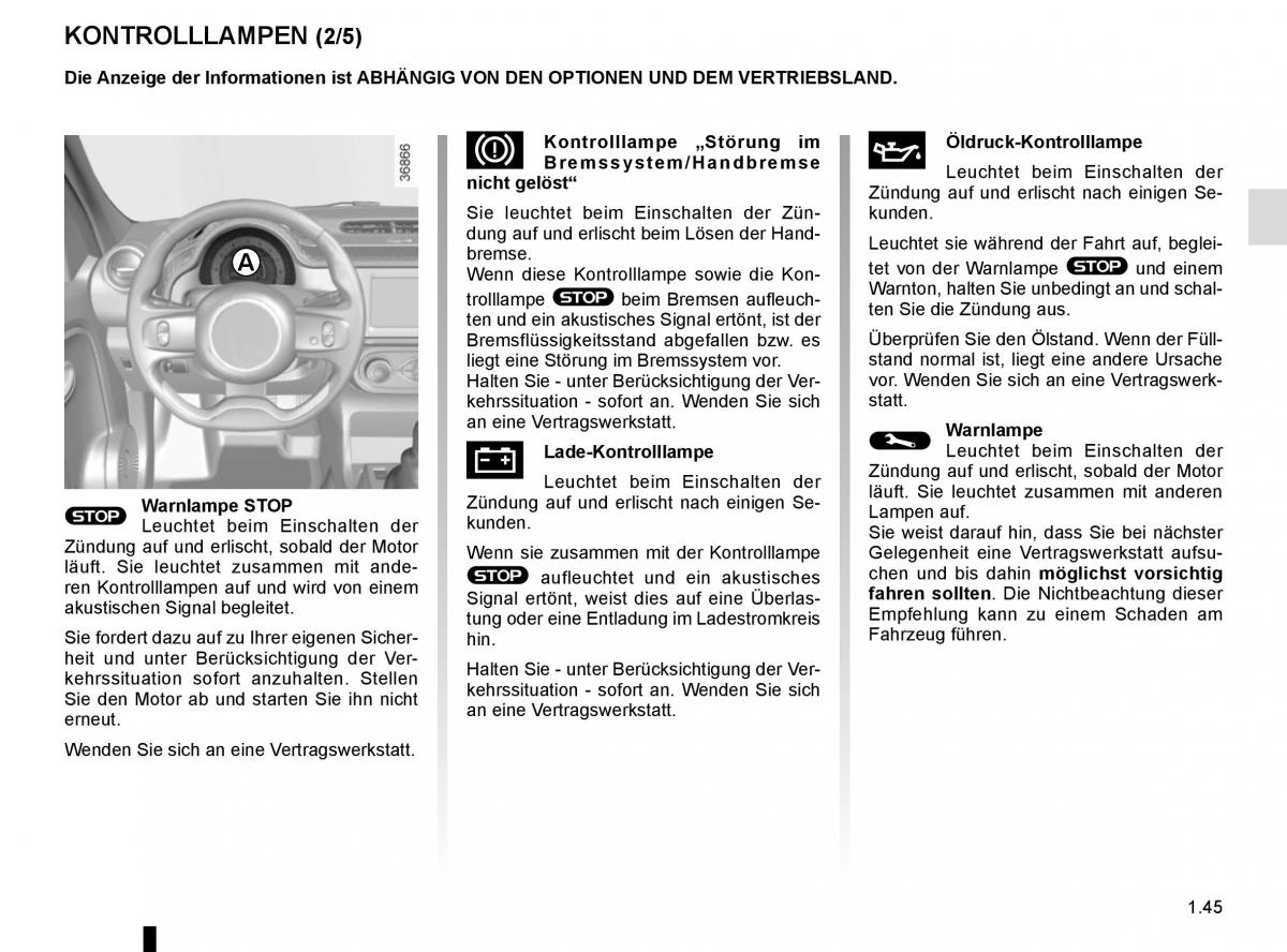 Renault Twingo III 3 Handbuch / page 51