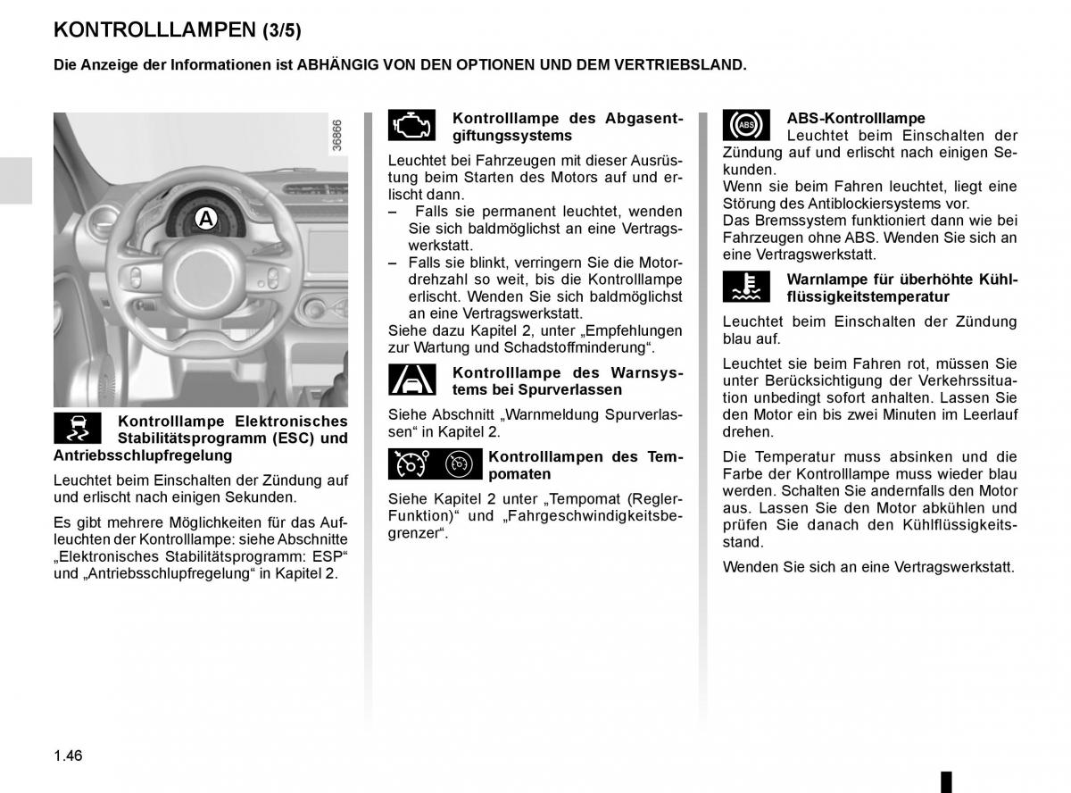 Renault Twingo III 3 Handbuch / page 52